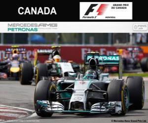 пазл Нико Росберг - 2º Mercedes - Гран Гран-при Канады 2014, классифицируются